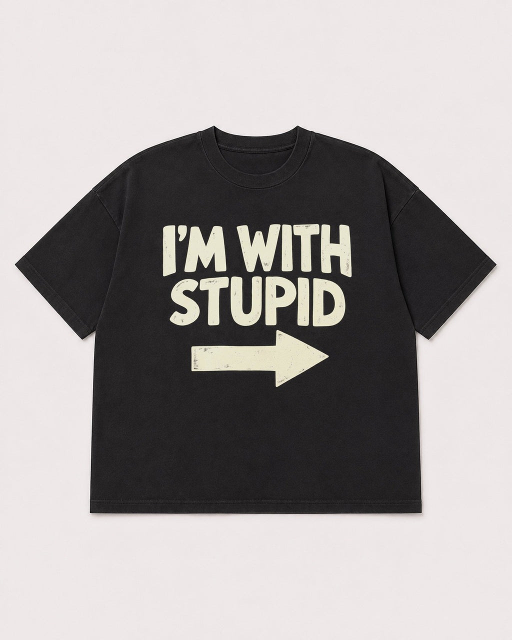 Mockup Boxy Heavyweight Tee Black product