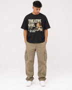 Mockup Boxy Heavyweight Tee Black male full-body 16