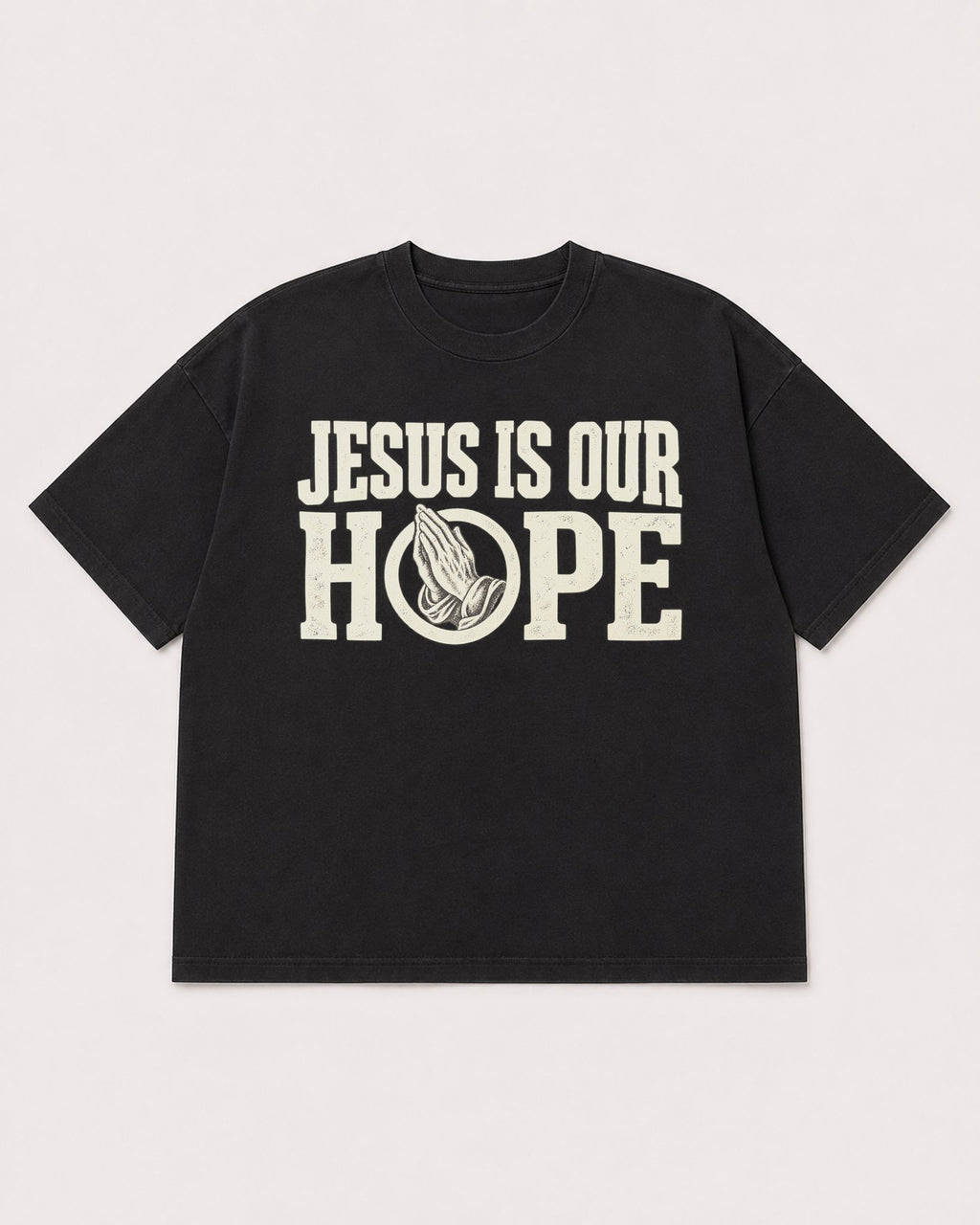 Mockup Boxy Heavyweight Tee Black product