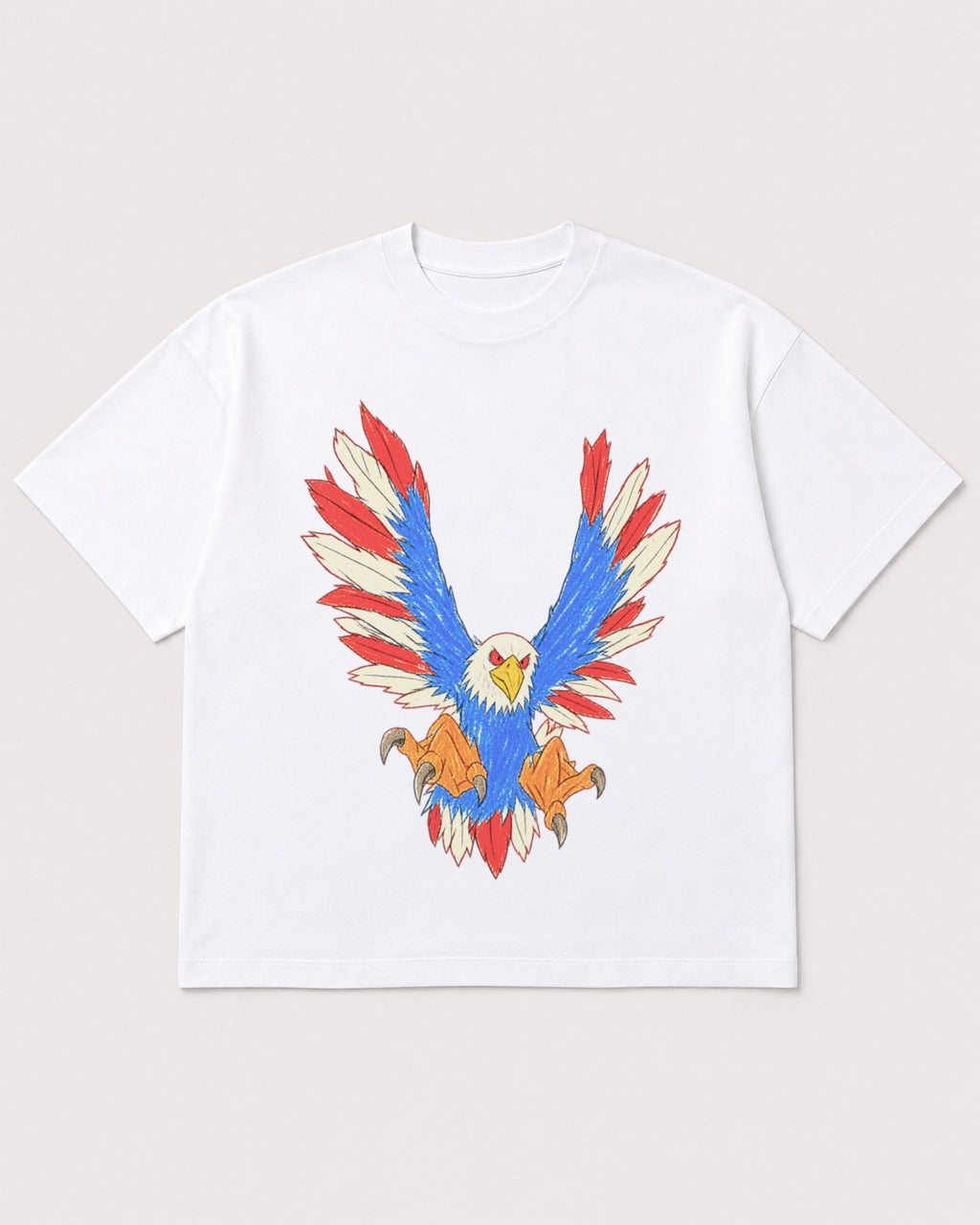 Mockup Boxy Heavyweight Tee White product