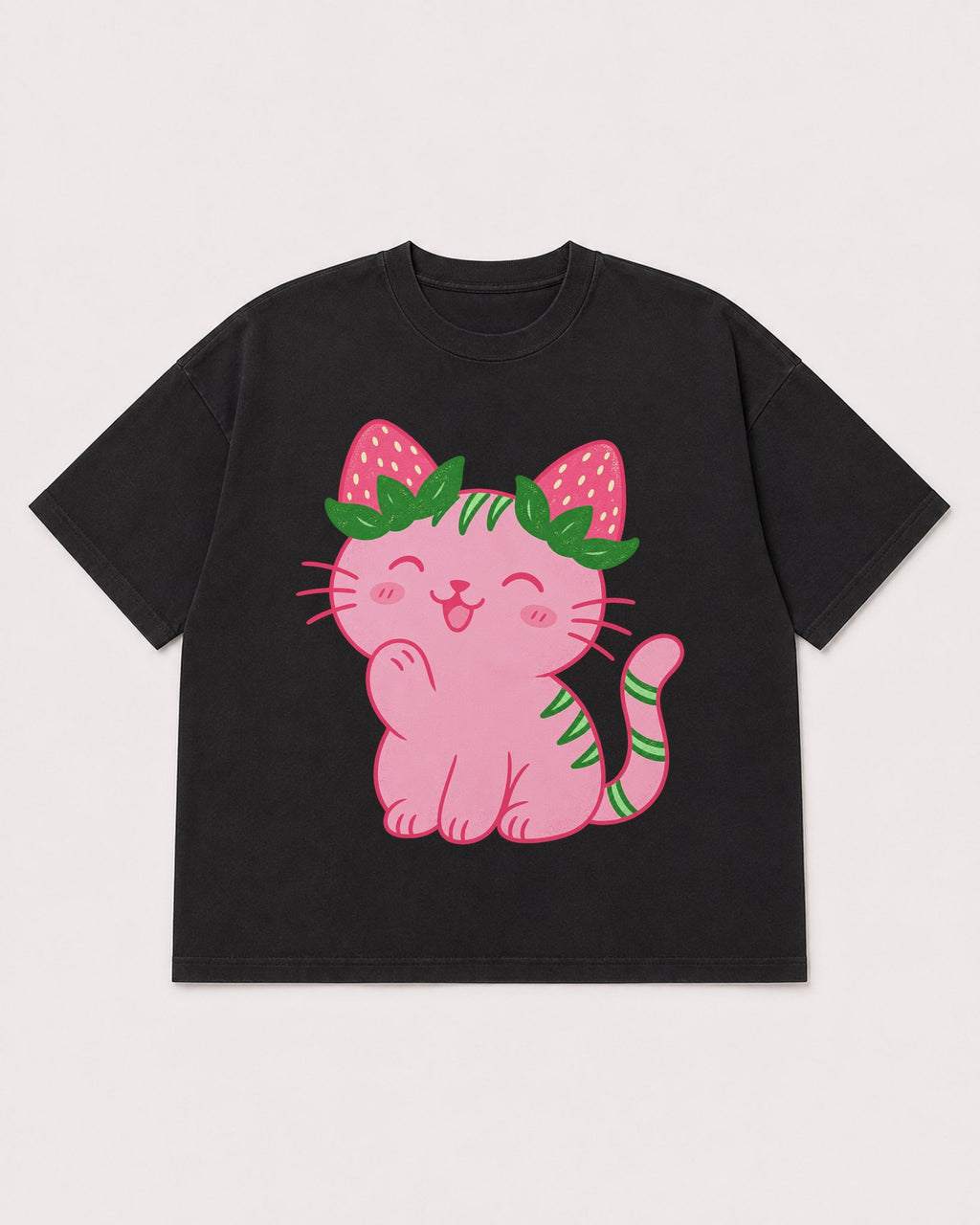 Mockup Boxy Heavyweight Tee Black product