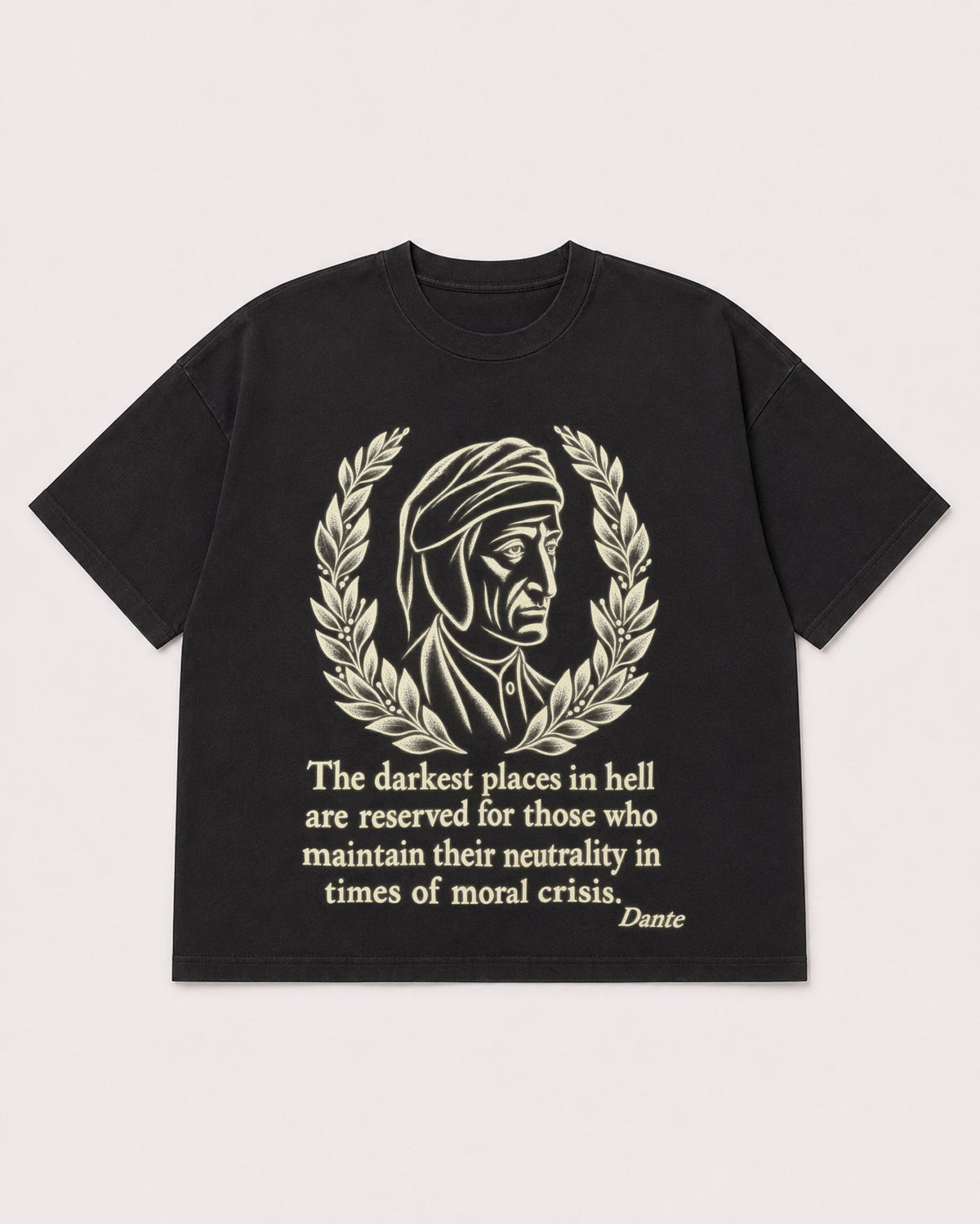 Mockup Boxy Heavyweight Tee Black product