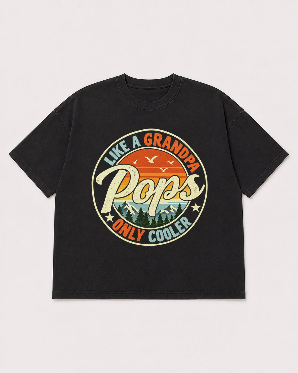 Mockup Boxy Heavyweight Tee Black product