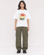Mockup Boxy Heavyweight Tee White female full-body 02