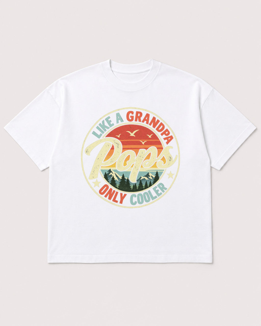 Mockup Boxy Heavyweight Tee White product