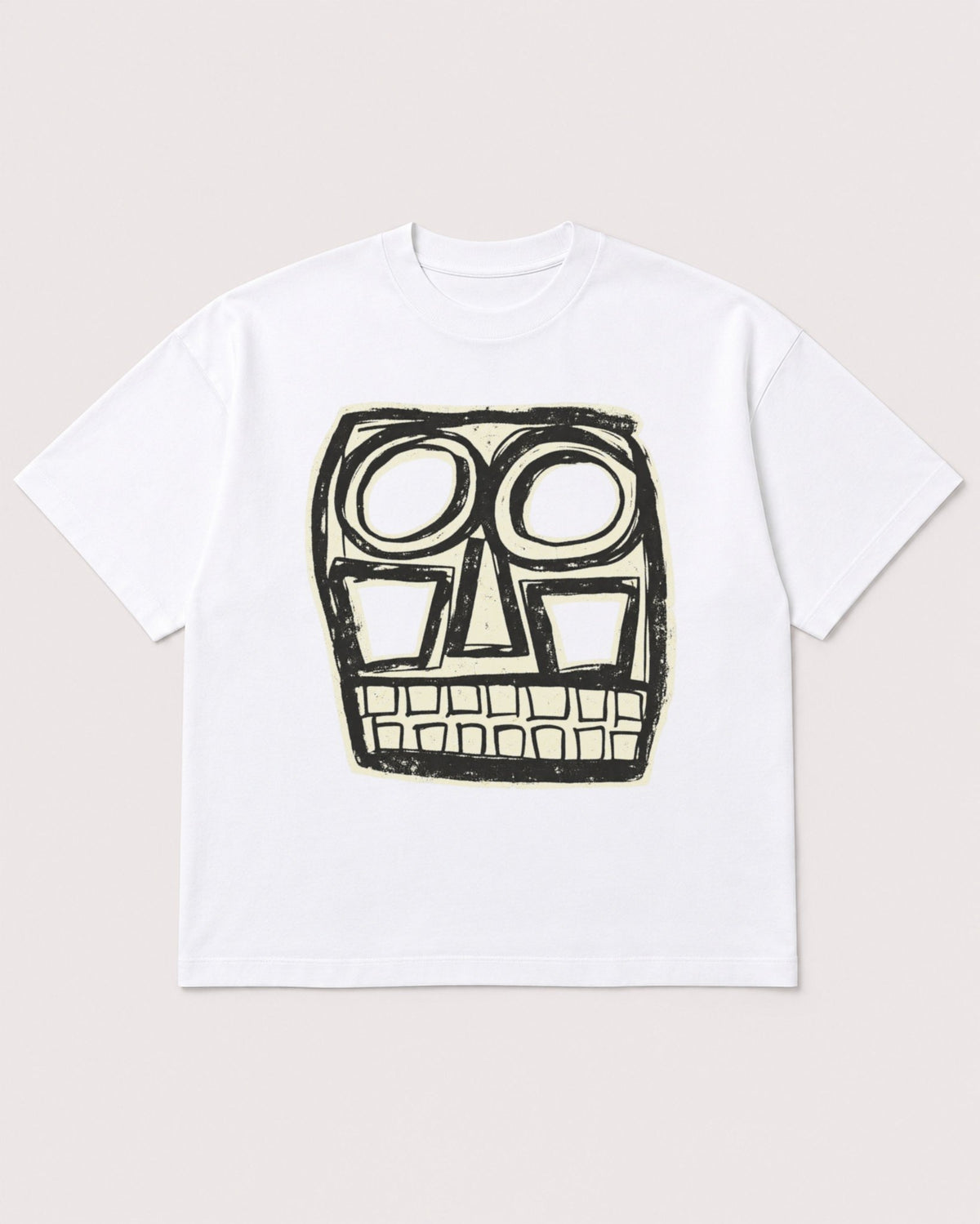 Mockup Boxy Heavyweight Tee White product