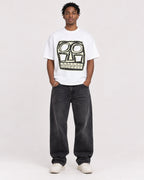 Mockup Boxy Heavyweight Tee White male full-body 05