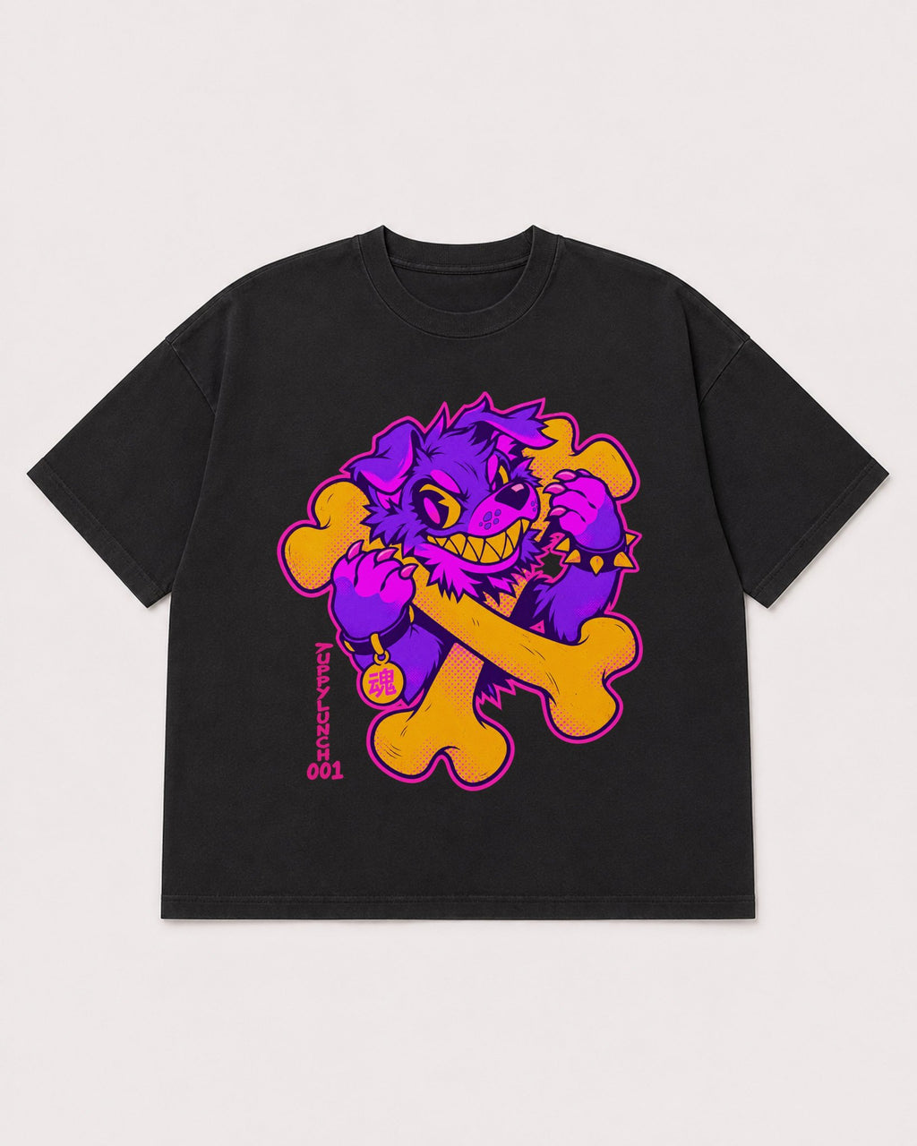 Mockup Boxy Heavyweight Tee Black product