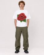 Mockup Boxy Heavyweight Tee White male full-body 09