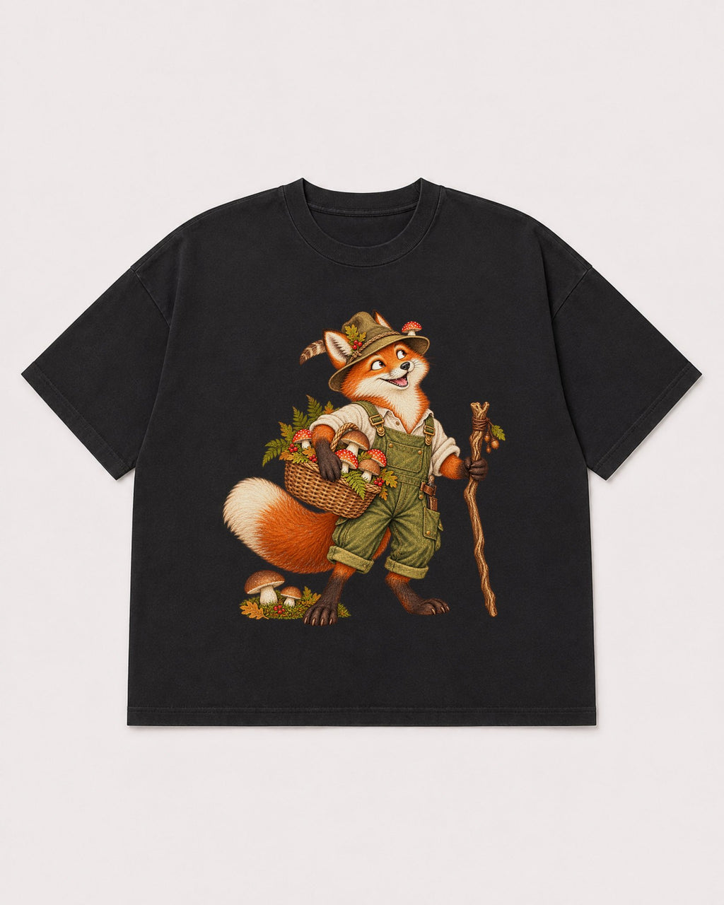 Mockup Boxy Heavyweight Tee Black product