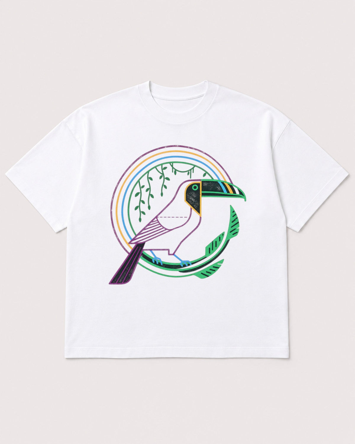 Mockup Boxy Heavyweight Tee White product