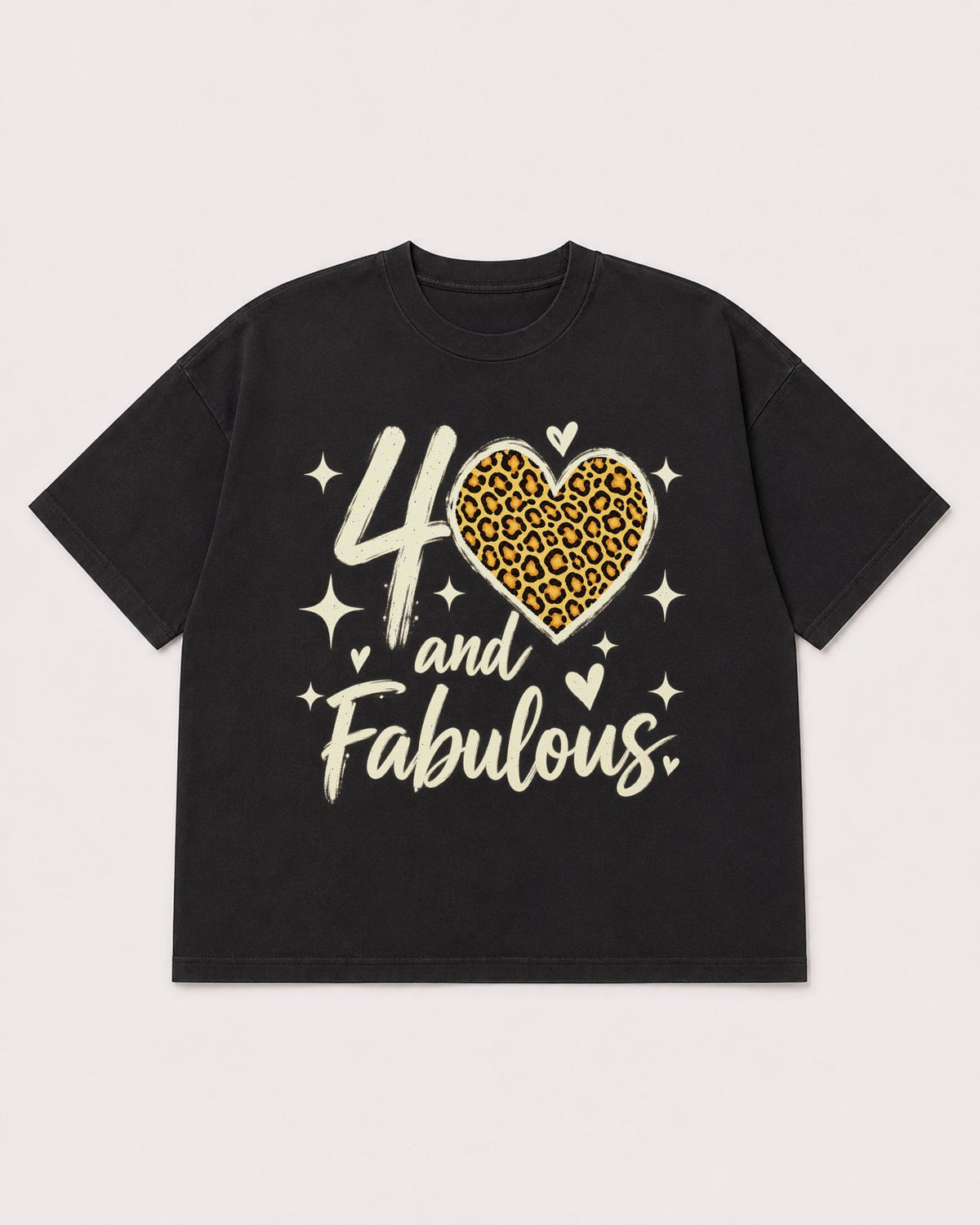 Mockup Boxy Heavyweight Tee Black product