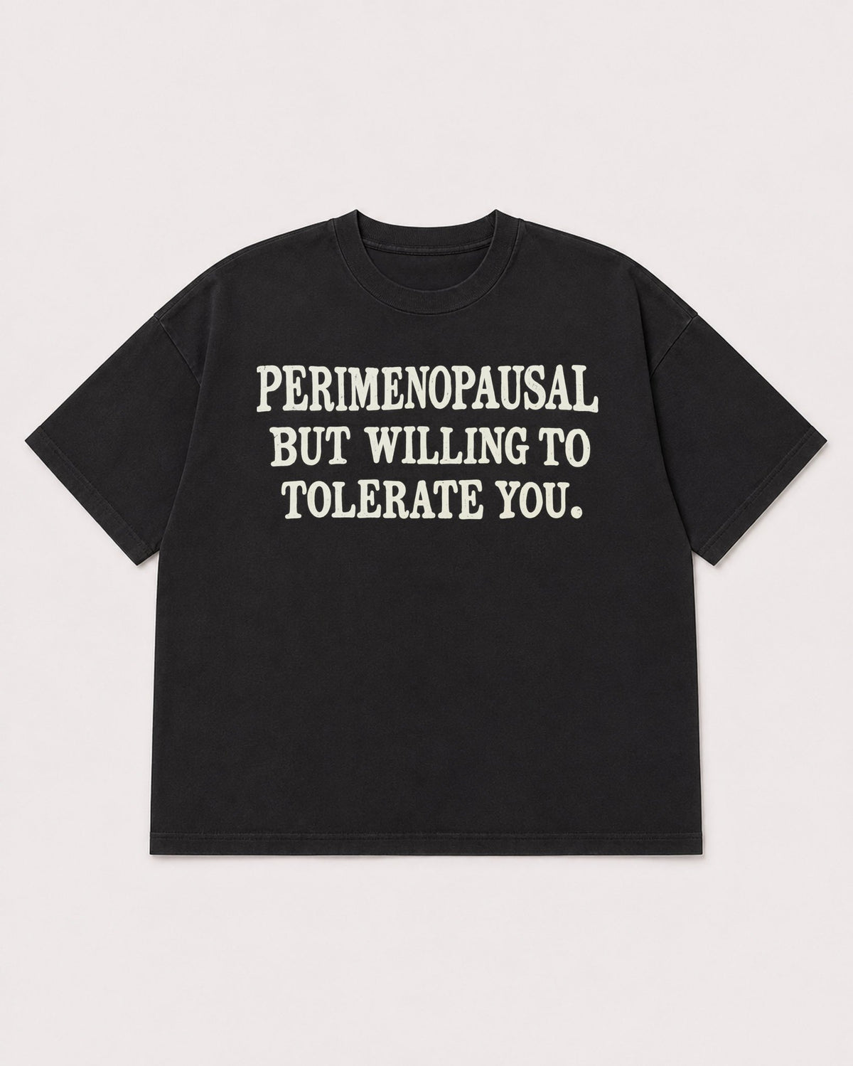 Mockup Boxy Heavyweight Tee Black product
