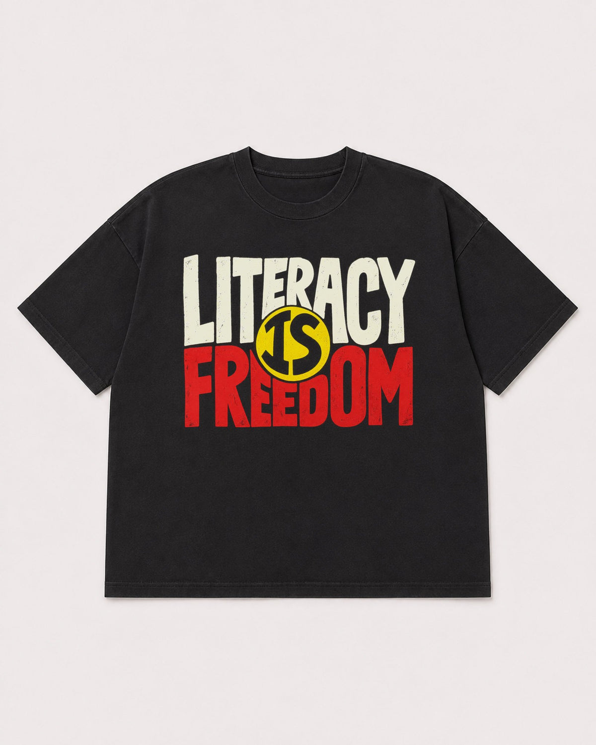 Mockup Boxy Heavyweight Tee Black product