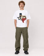 Mockup Boxy Heavyweight Tee White male full-body 09