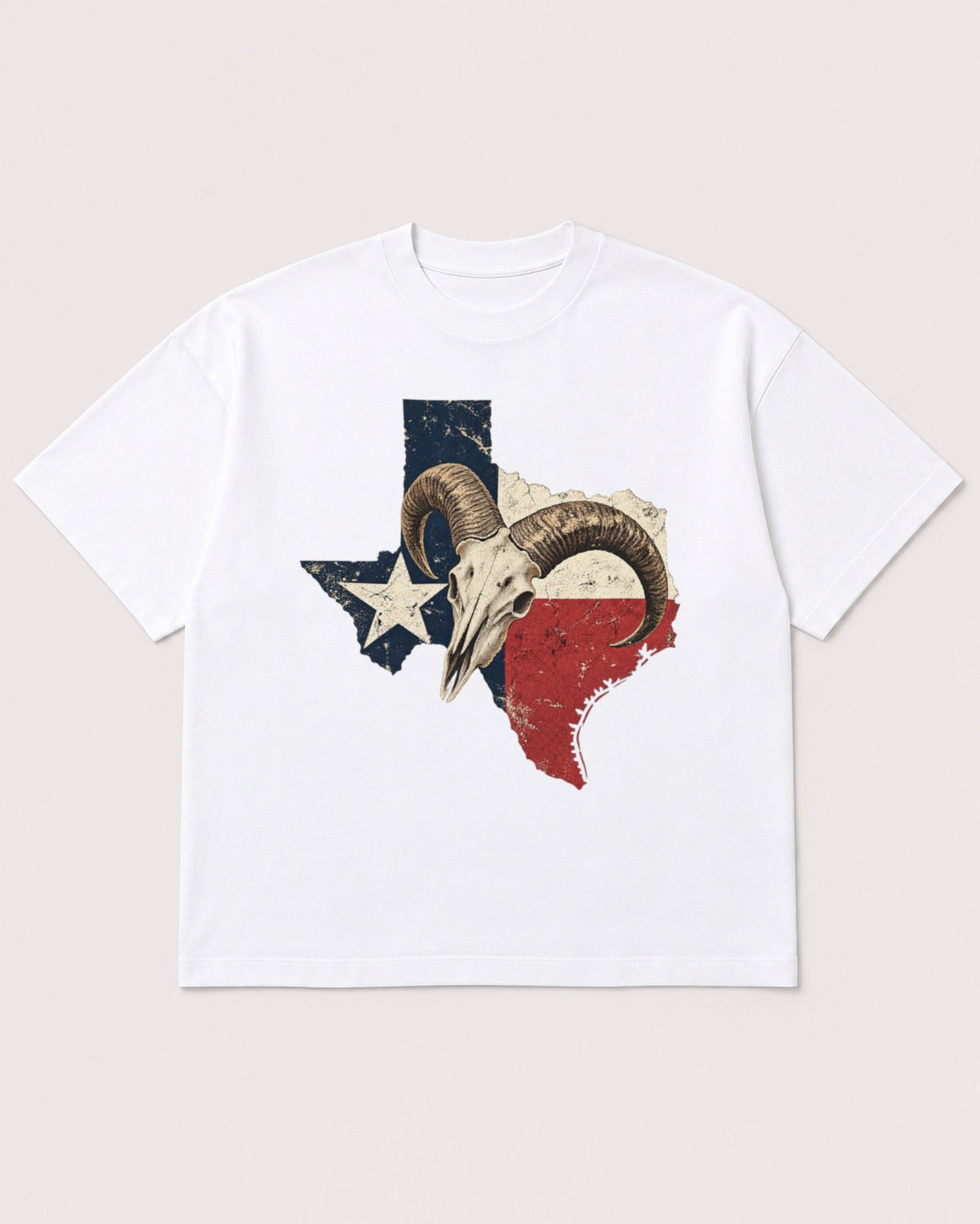 Mockup Boxy Heavyweight Tee White product