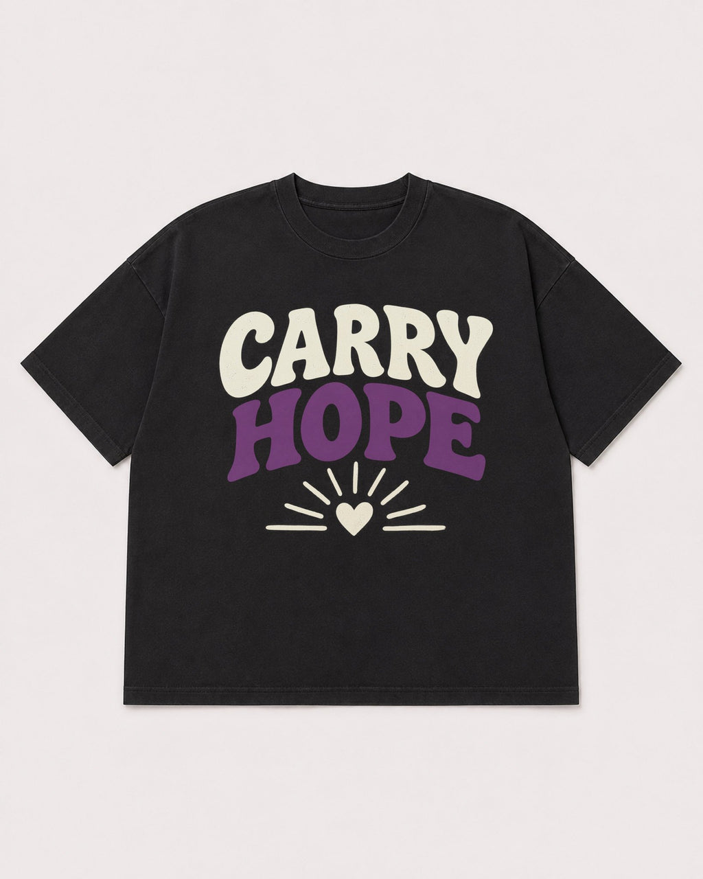 Mockup Boxy Heavyweight Tee Black product