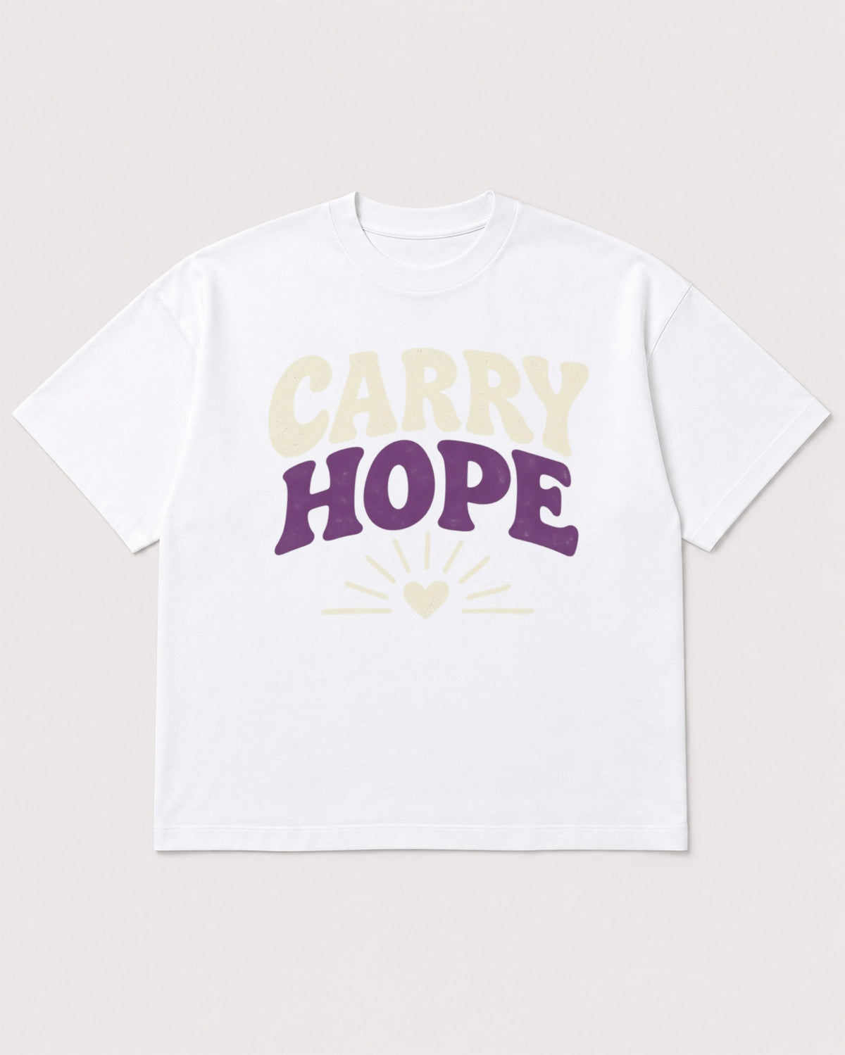 Mockup Boxy Heavyweight Tee White product