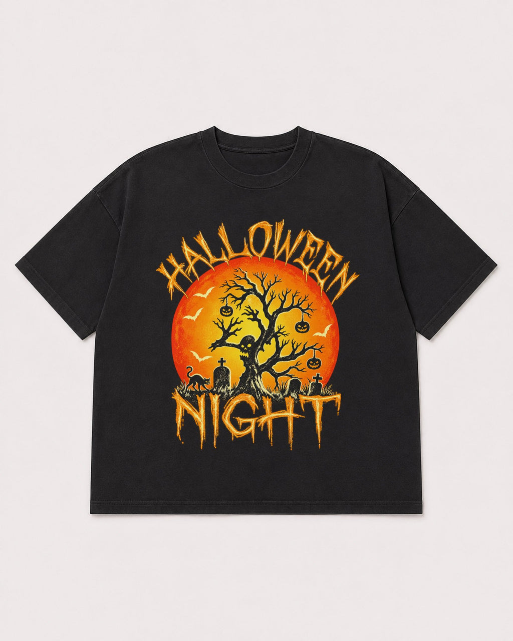 Mockup Boxy Heavyweight Tee Black product