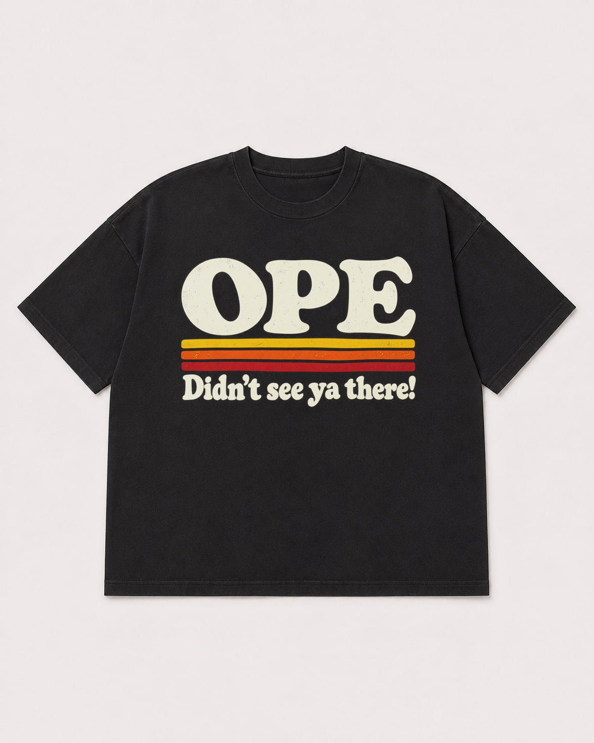 Mockup Boxy Heavyweight Tee Black product