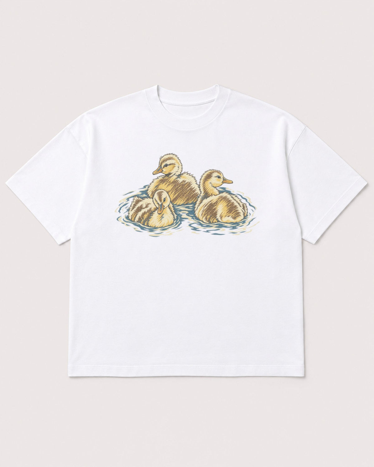 Mockup Boxy Heavyweight Tee White product