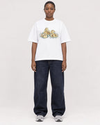 Mockup Boxy Heavyweight Tee White female full-body 34