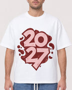 Mockup Boxy Heavyweight Tee White male close-up 08