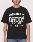 Mockup Boxy Heavyweight Tee Black male close-up 06