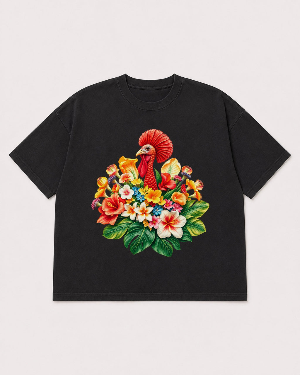 Mockup Boxy Heavyweight Tee Black product