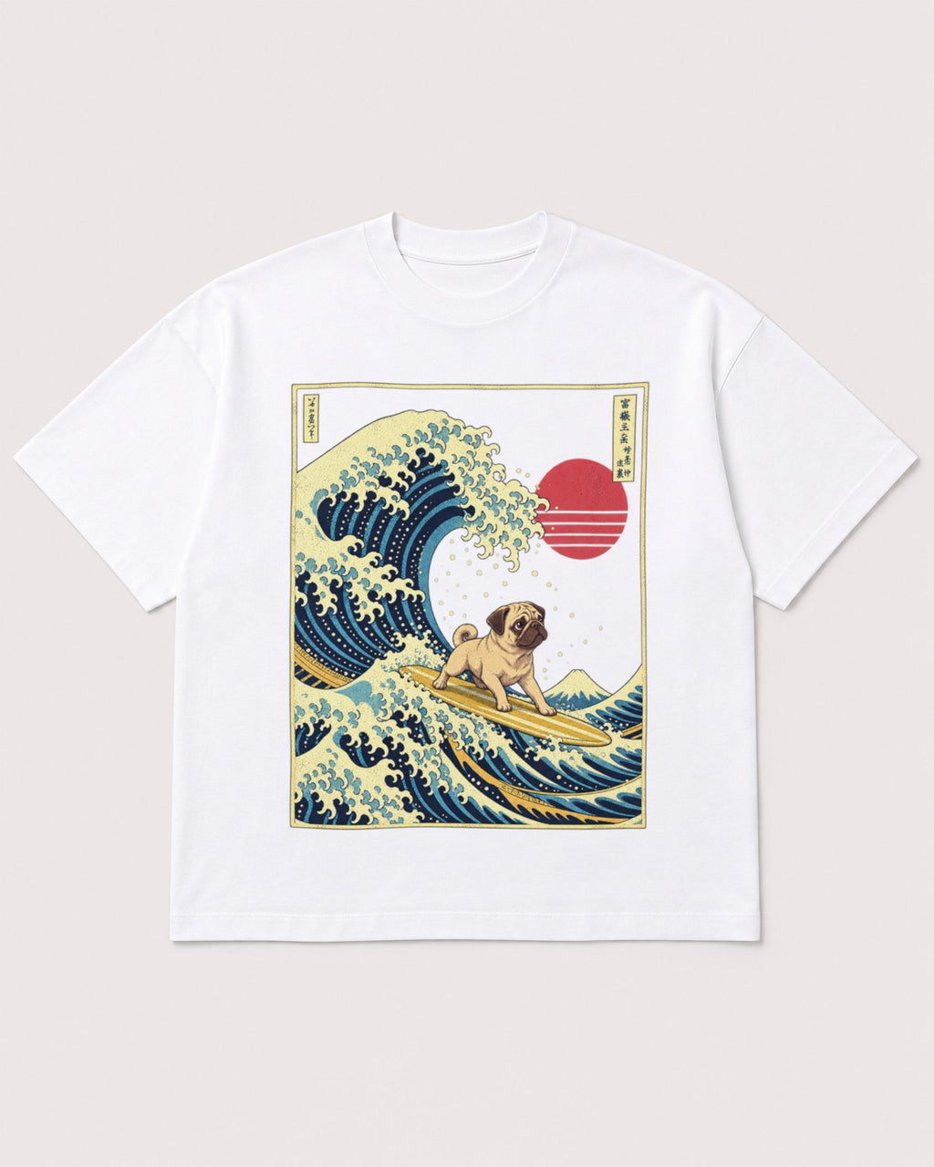 Mockup Boxy Heavyweight Tee White product