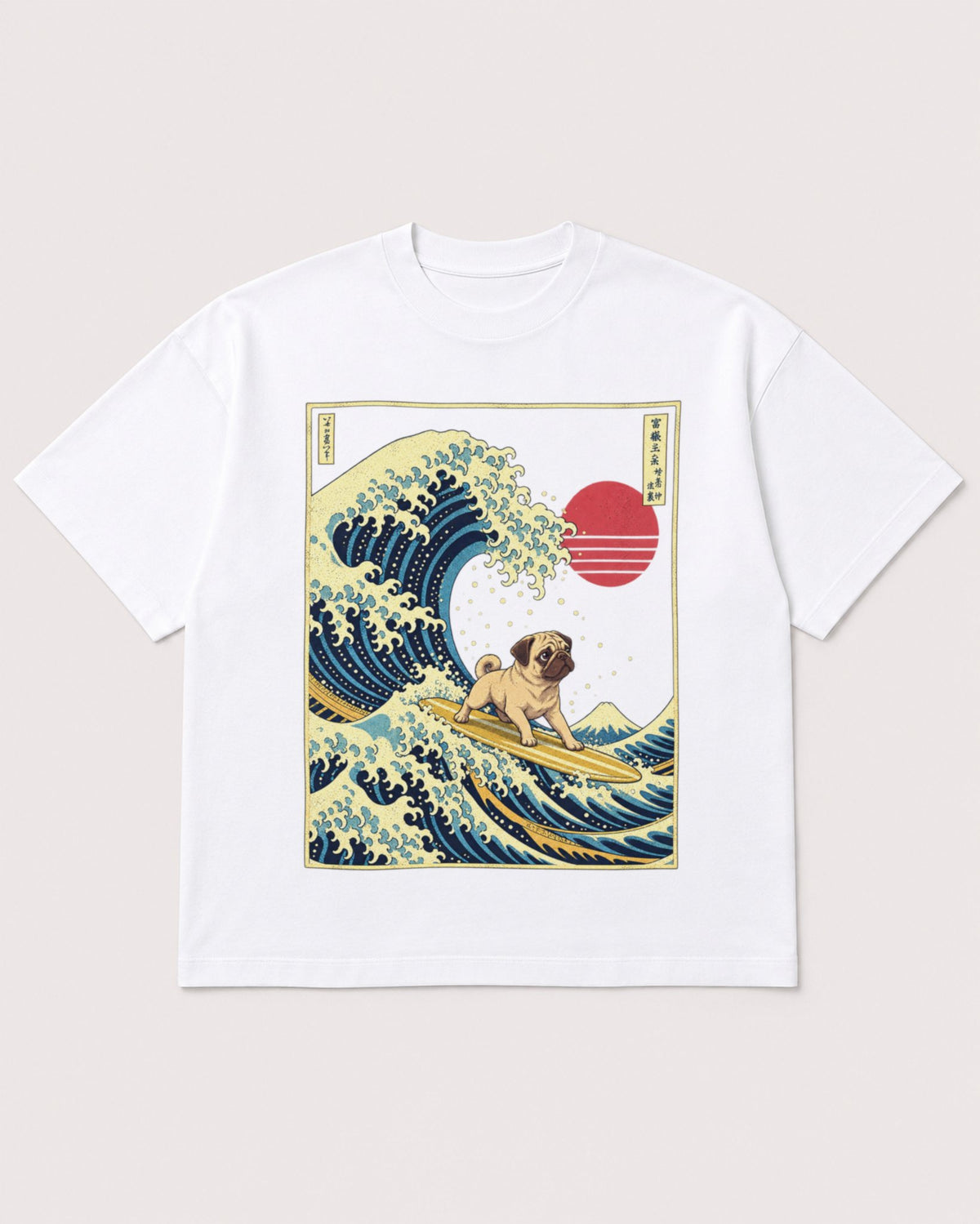 Mockup Boxy Heavyweight Tee White product