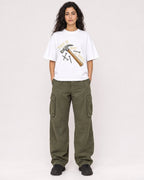 Mockup Boxy Heavyweight Tee White female full-body 07