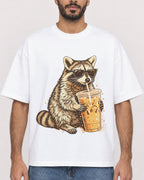 Mockup Boxy Heavyweight Tee White male close-up 07