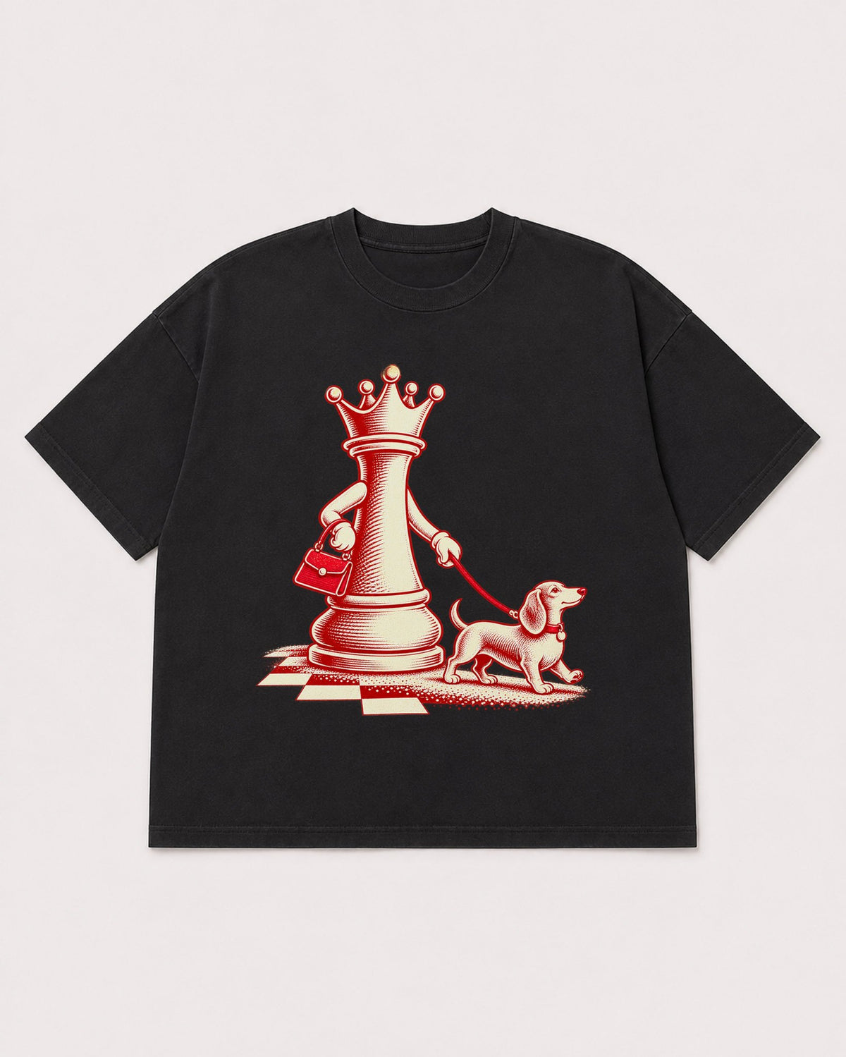 Mockup Boxy Heavyweight Tee Black product