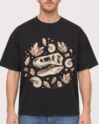 Mockup Boxy Heavyweight Tee Black male close-up 38