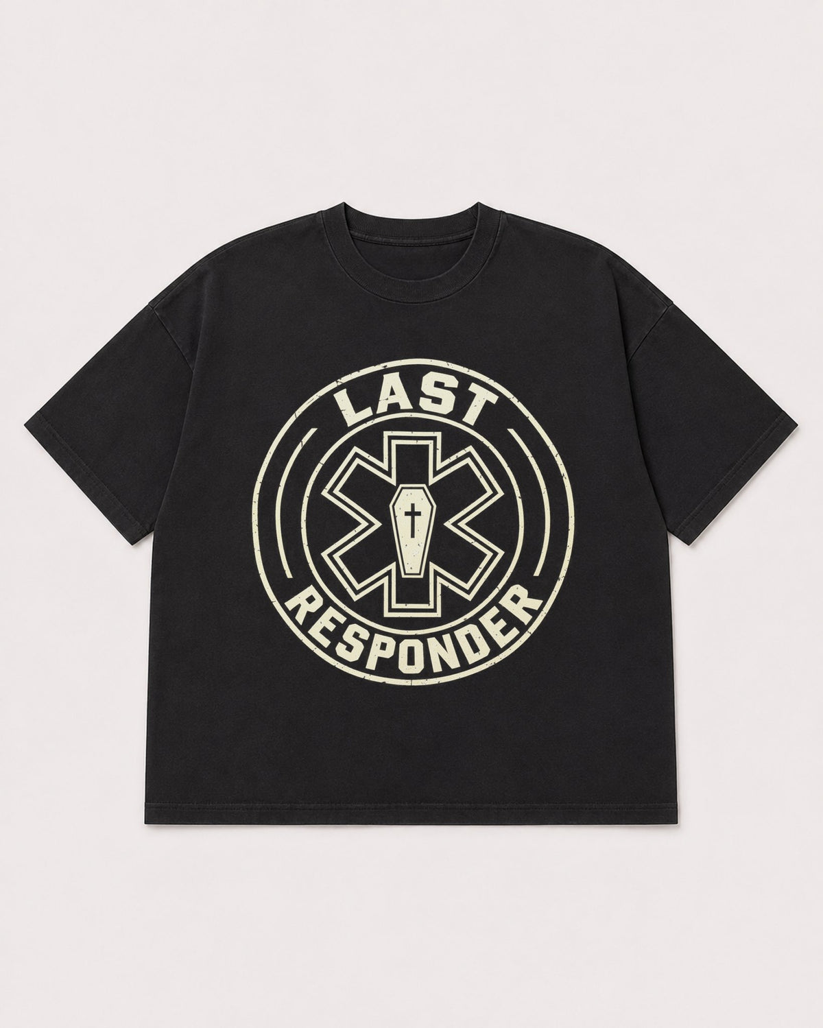 Mockup Boxy Heavyweight Tee Black product