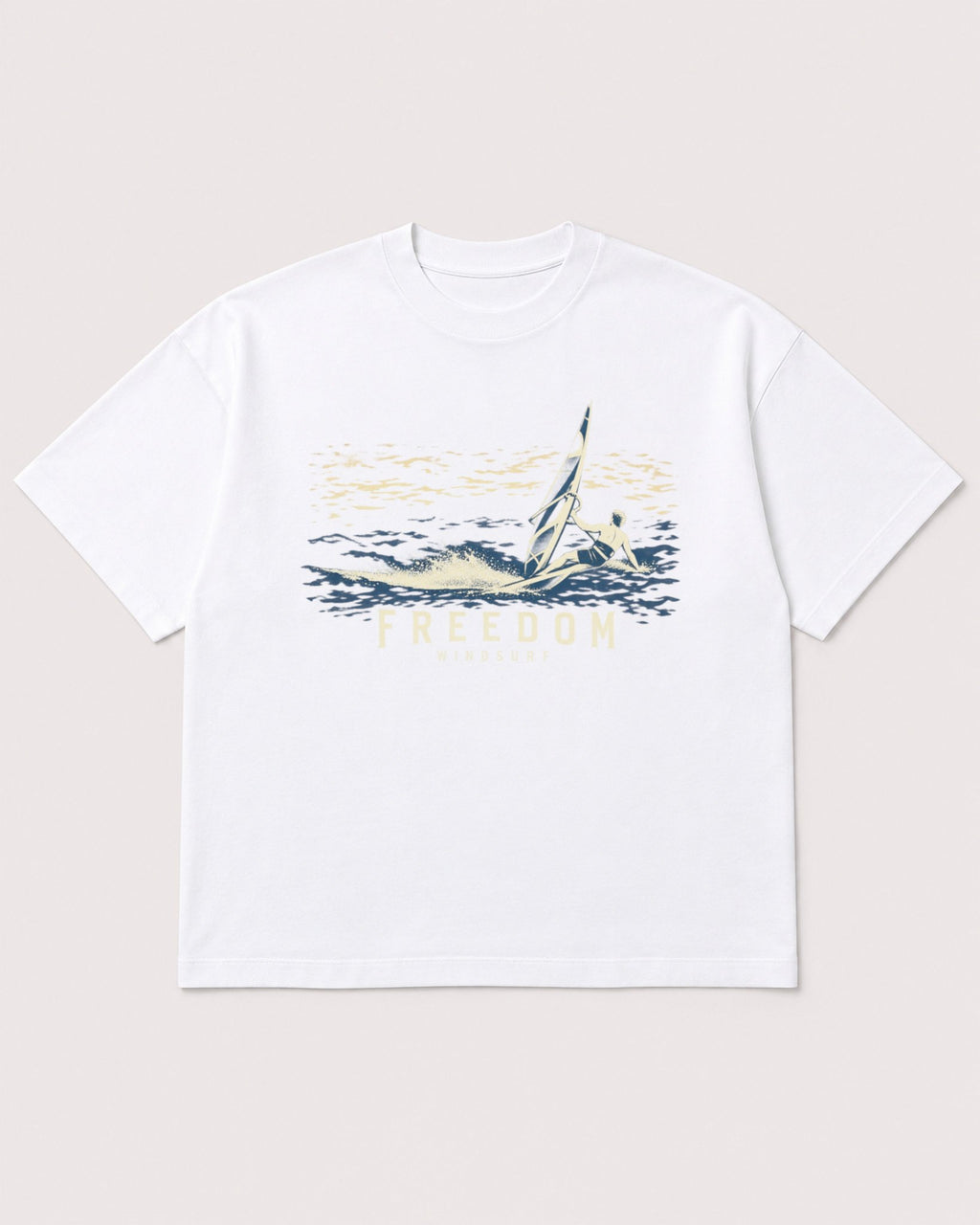 Mockup Boxy Heavyweight Tee White product