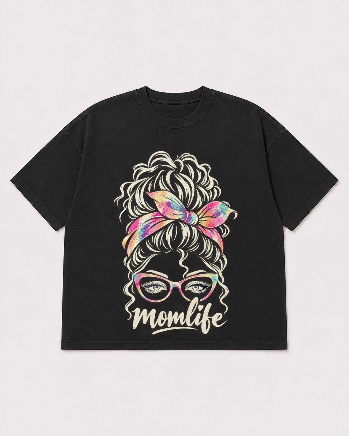 Mockup Boxy Heavyweight Tee Black product