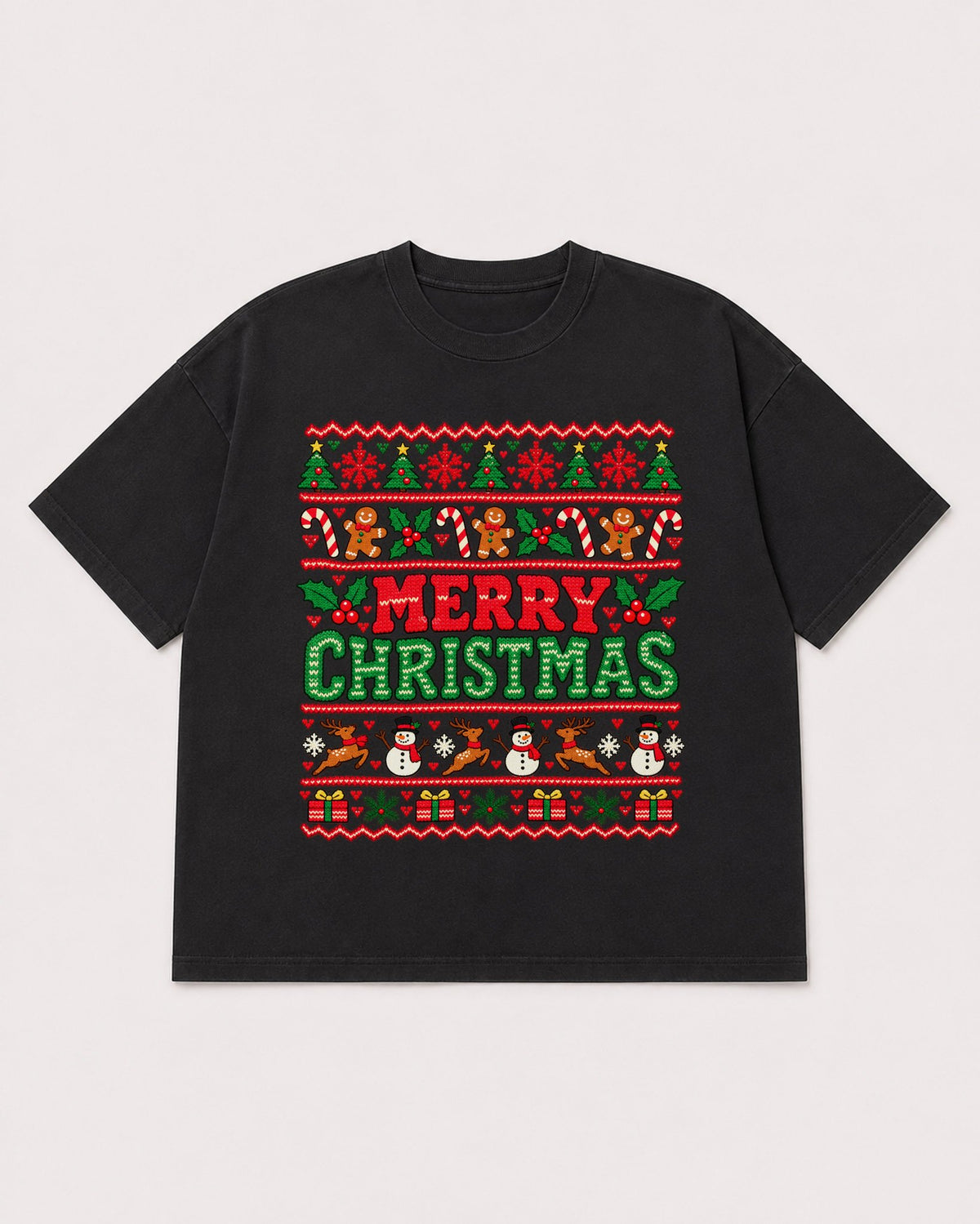 Mockup Boxy Heavyweight Tee Black product