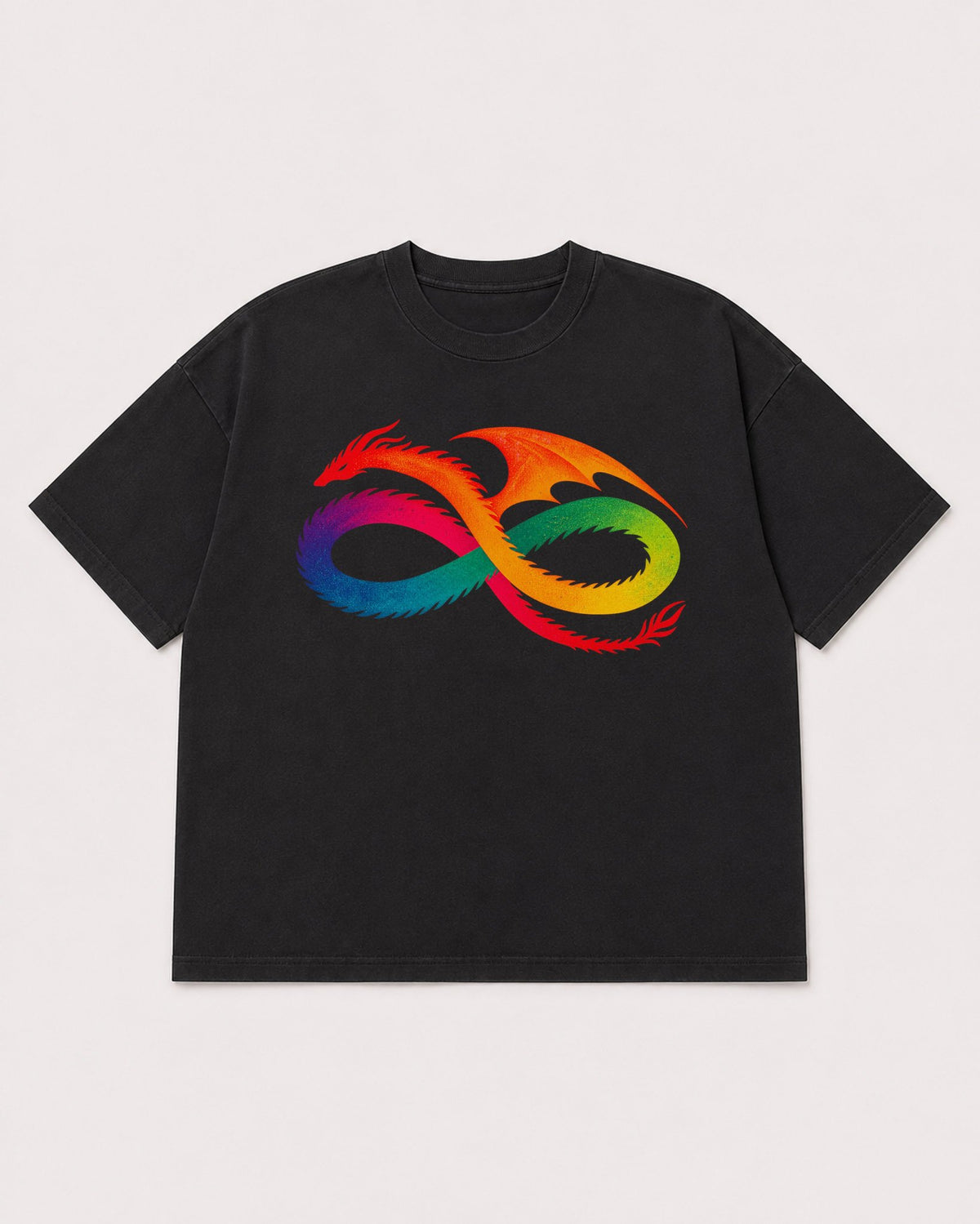 Mockup Boxy Heavyweight Tee Black product