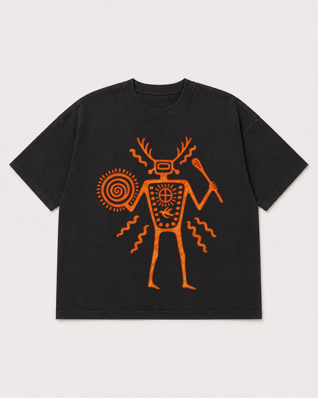 Mockup Boxy Heavyweight Tee Black product