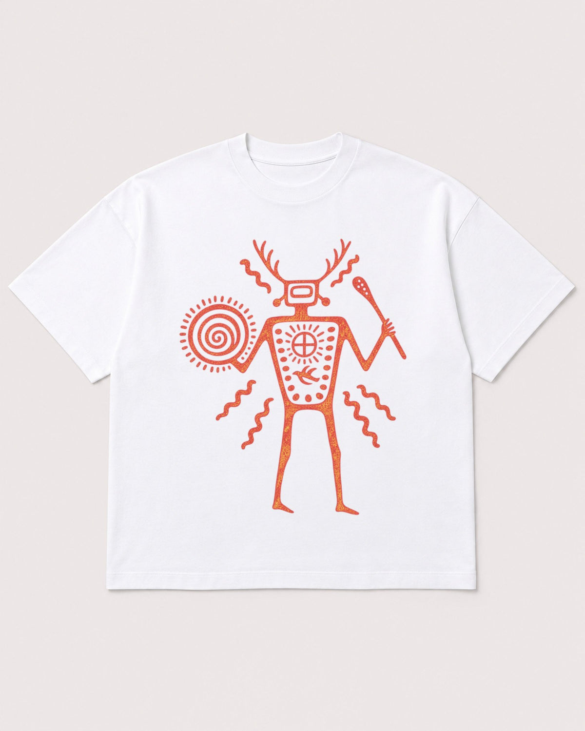 Mockup Boxy Heavyweight Tee White product