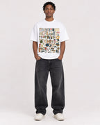 Mockup Boxy Heavyweight Tee White male full-body 05