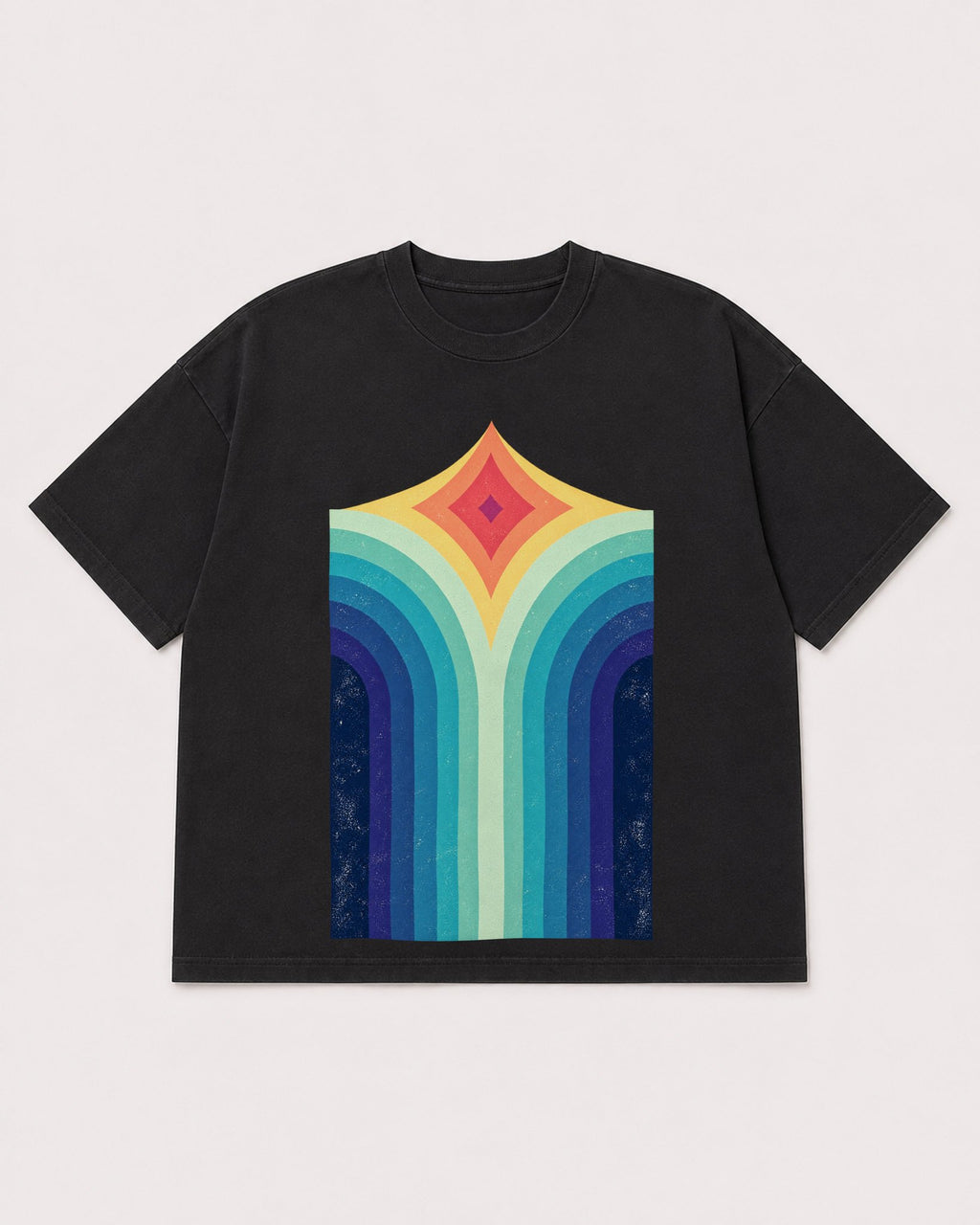 Mockup Boxy Heavyweight Tee Black product