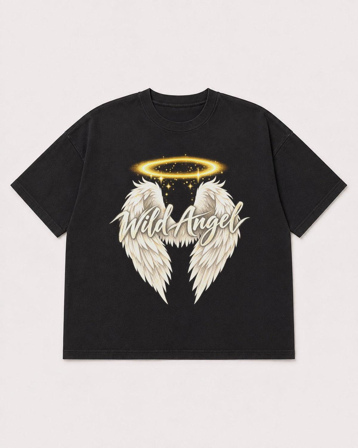 Mockup Boxy Heavyweight Tee Black product