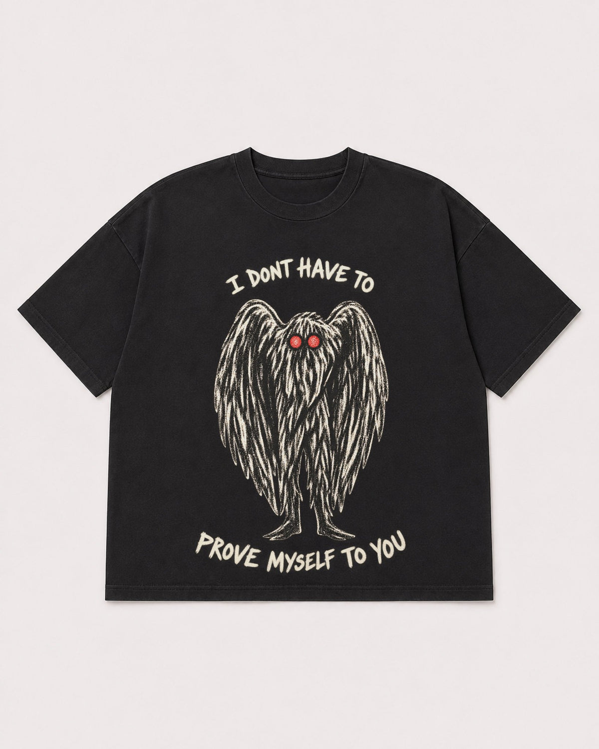 Mockup Boxy Heavyweight Tee Black product
