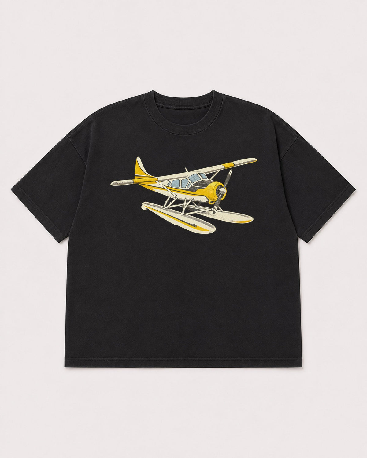 Mockup Boxy Heavyweight Tee Black product