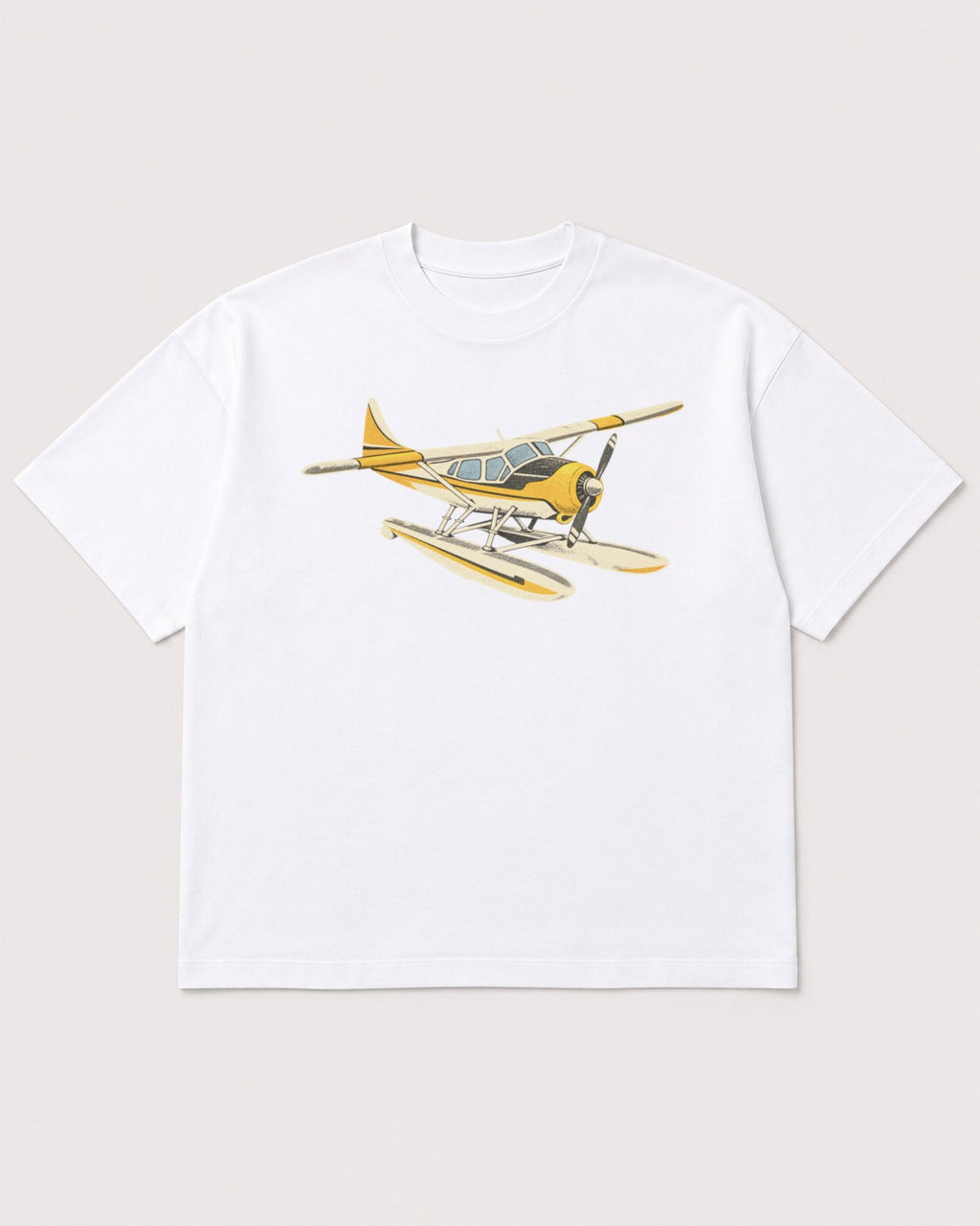 Mockup Boxy Heavyweight Tee White product