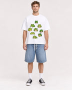 Mockup Boxy Heavyweight Tee White male full-body 08