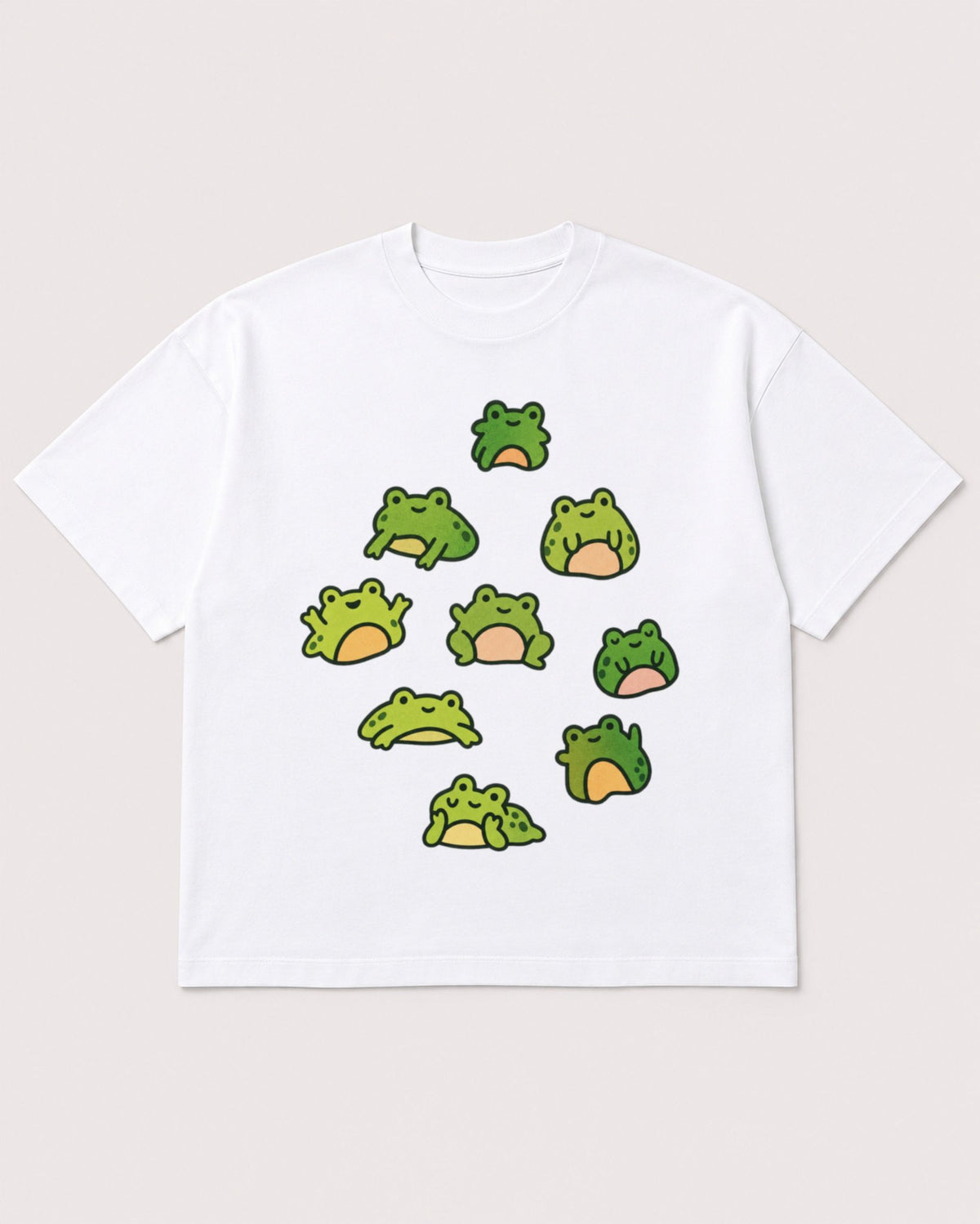 Mockup Boxy Heavyweight Tee White product